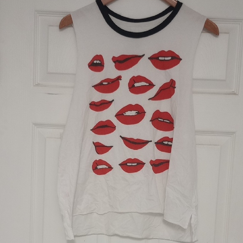 Chaser White Black Graphic Muscle Tee